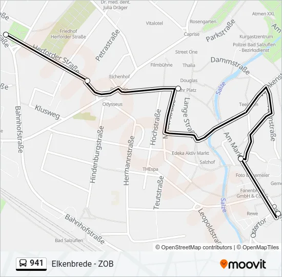 941 Bus Line Map