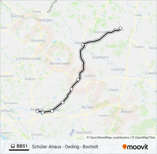 BBS1 Bus Line Map