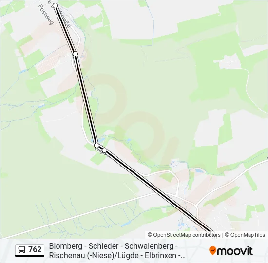 762 Bus Line Map