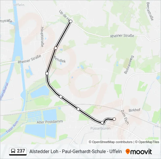 237 Bus Line Map