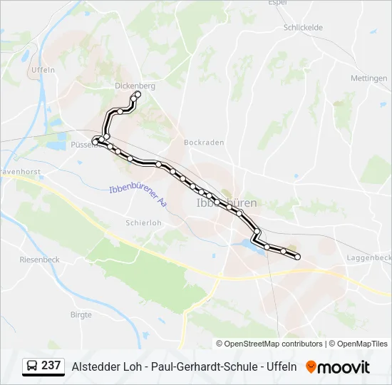 237 Bus Line Map