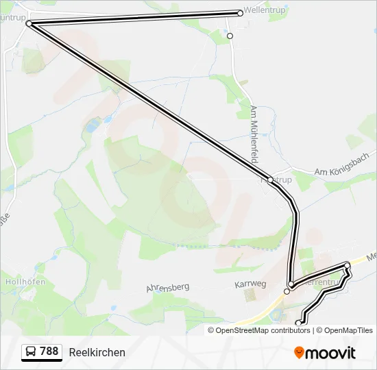 788 Bus Line Map