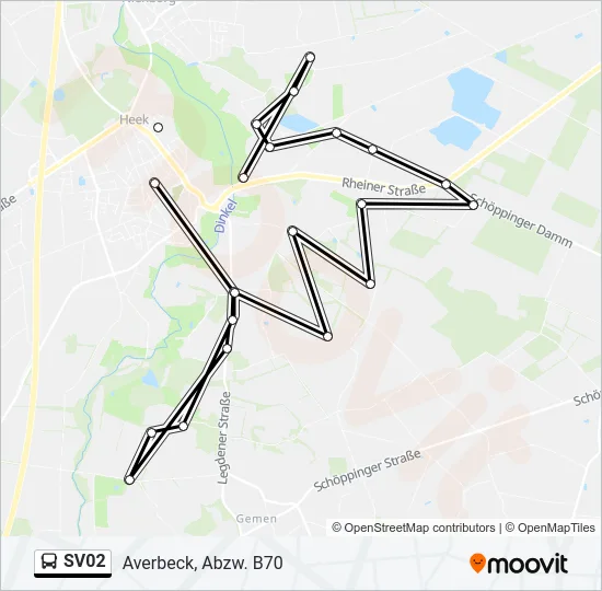 SV02 Bus Line Map