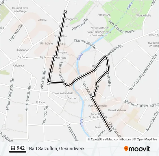 942 Bus Line Map
