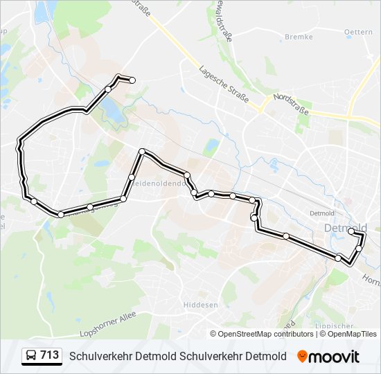713-route-schedules-stops-maps-detmold-rosental-updated