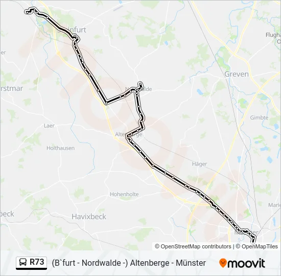 R73  Line Map