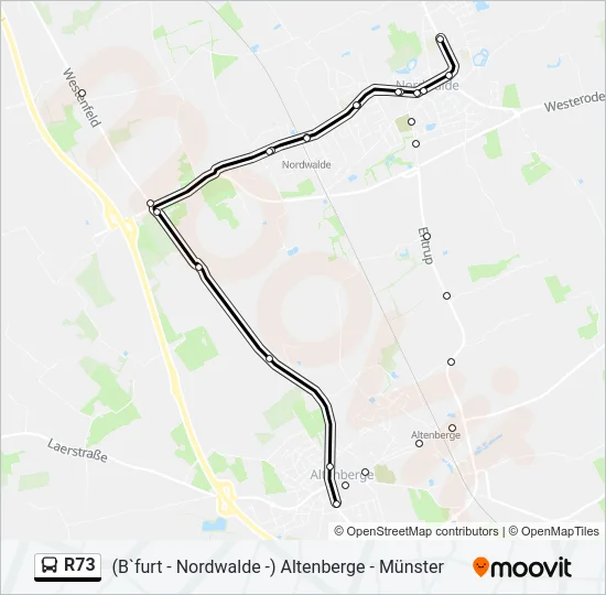 R73  Line Map
