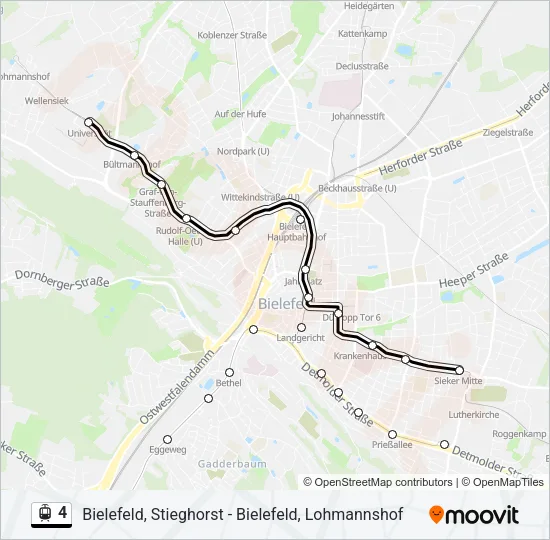 4 Light Rail Line Map