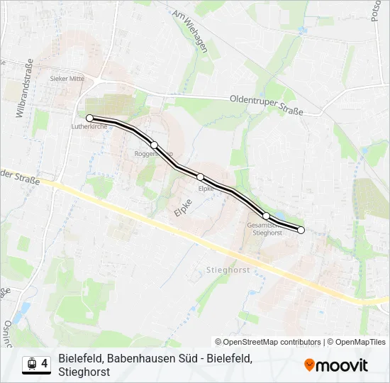 4 Light Rail Line Map