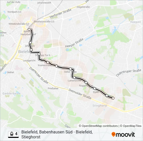 4 Light Rail Line Map