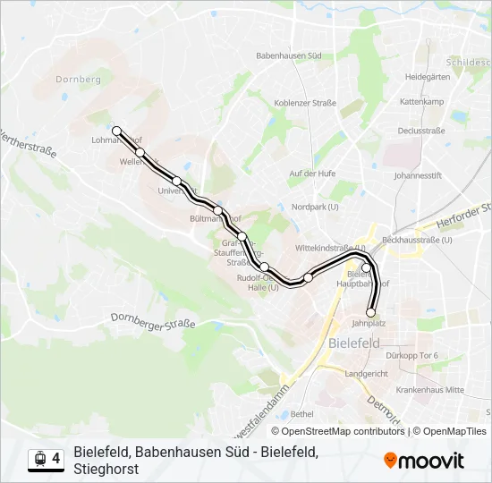 4 Light Rail Line Map