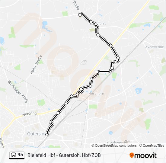 95 Route: Schedules, Stops & Maps - Gt-Isselhorst, Schule (Updated)