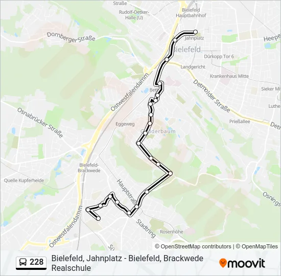 228 Bus Line Map