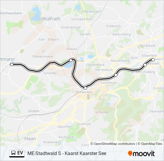 EV bus Line Map