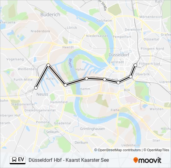 EV bus Line Map