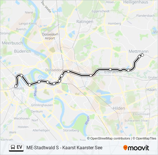 EV bus Line Map