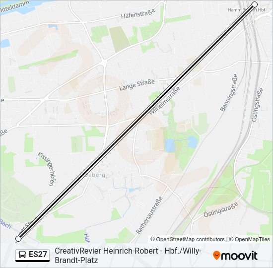 ES27 Bus Line Map