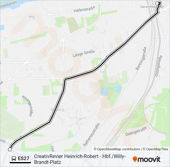 ES27 Bus Line Map