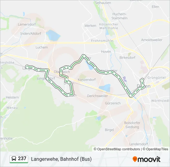 237 Bus Line Map