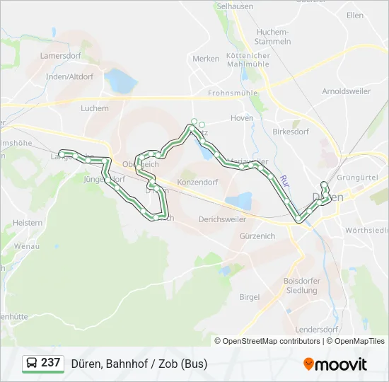 237 Bus Line Map
