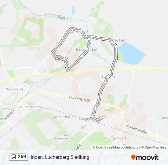 269 Bus Line Map