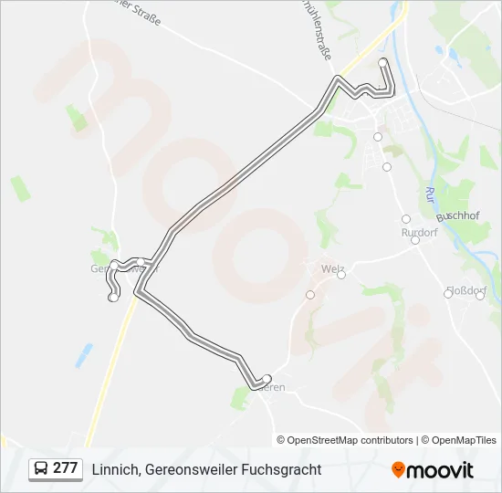 277 Bus Line Map