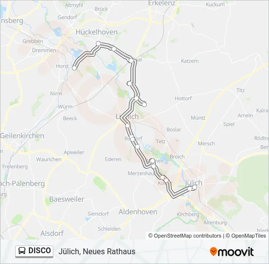 DISCO Bus Line Map
