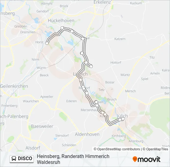 DISCO Bus Line Map