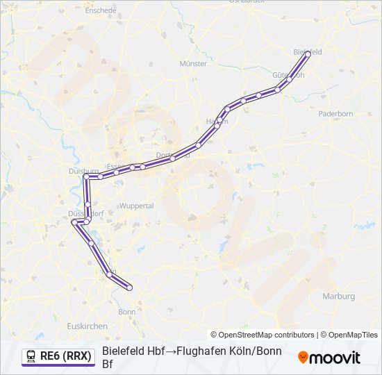 re6 rrx Route: Fahrpläne, Haltestellen & Karten - Bielefeld Hbf‎→ ...