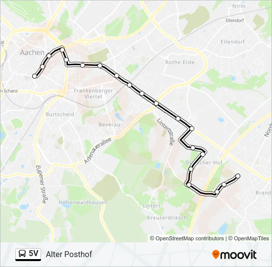 5V Bus Line Map