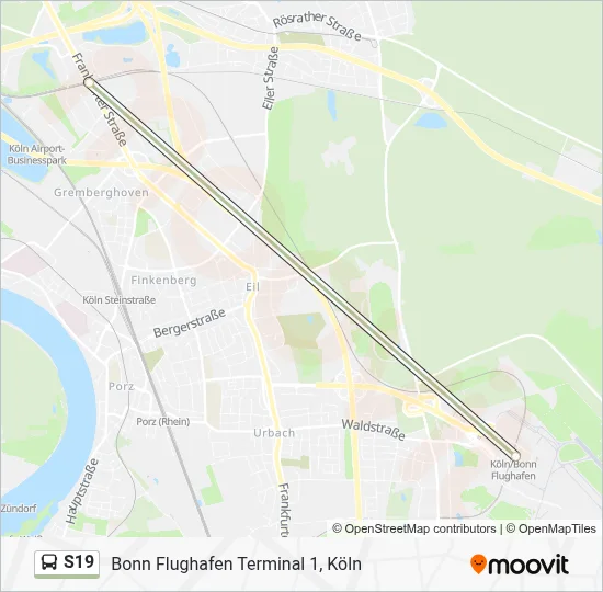 S19 Bus Line Map