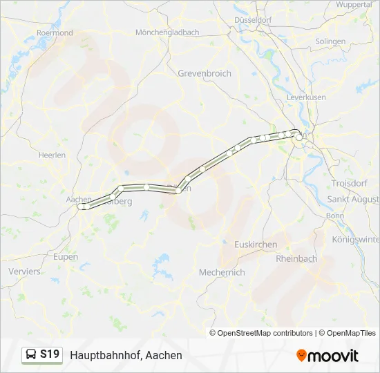 S19 Bus Line Map