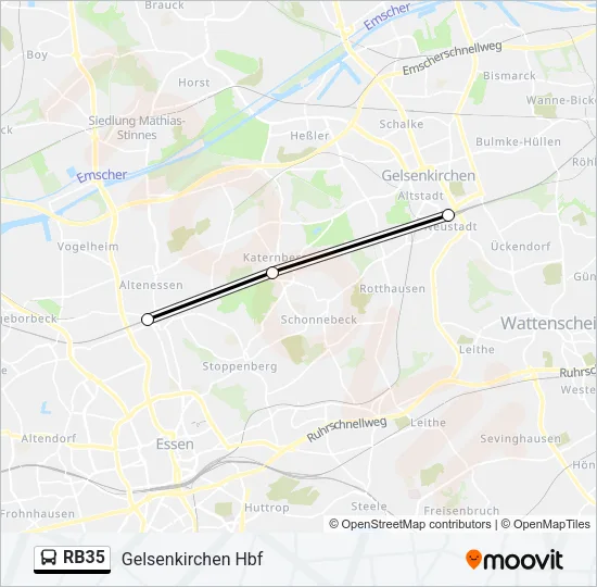 RB35 Bus Line Map