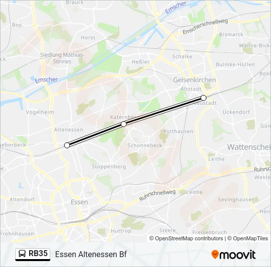 RB35 Bus Line Map