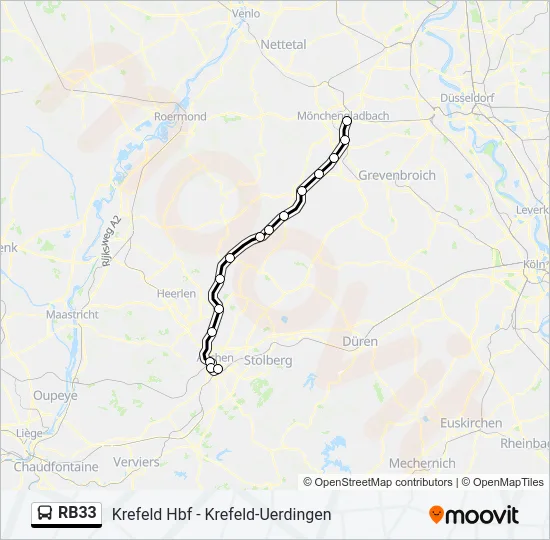 RB33 Bus Line Map