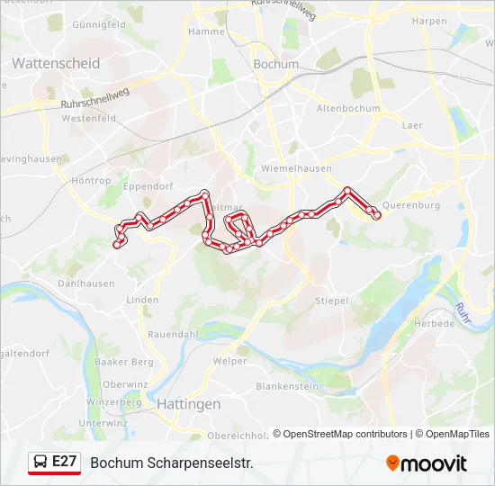 E27 Bus Line Map