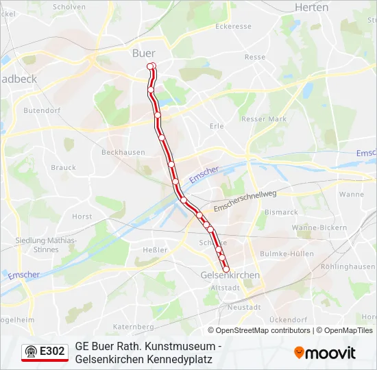 E302 Subway Line Map