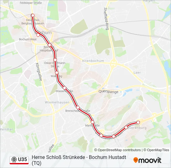 U35 Subway Line Map