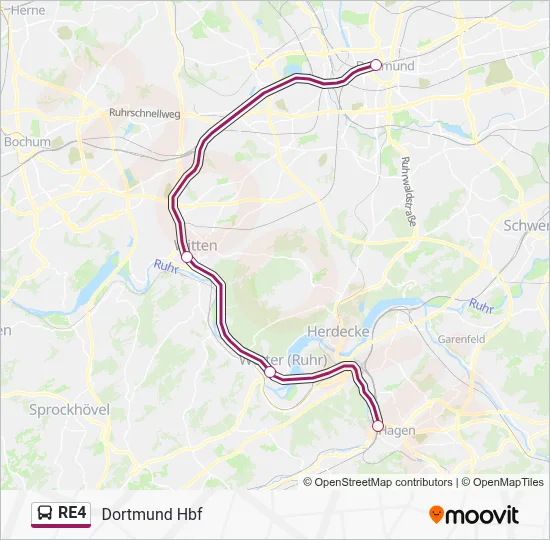 RE4 Bus Line Map