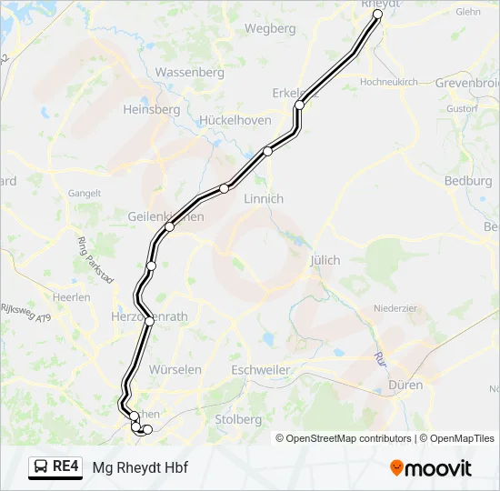 RE4 Bus Line Map