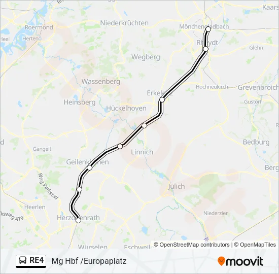 RE4 Bus Line Map