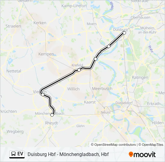 EV Bus Line Map