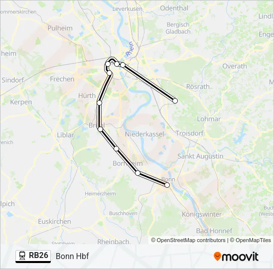 RB26 Train Line Map