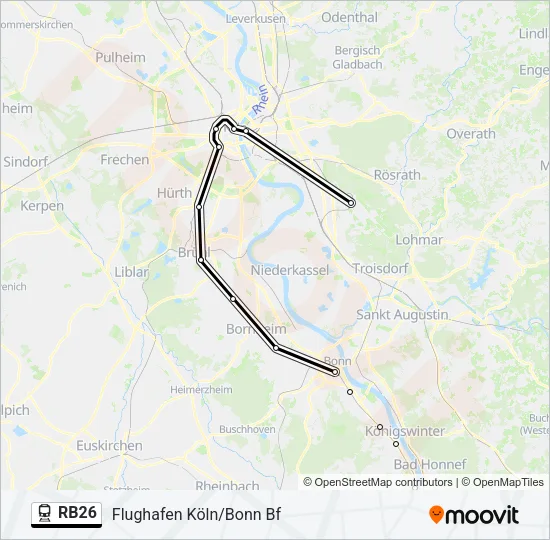 RB26 Train Line Map