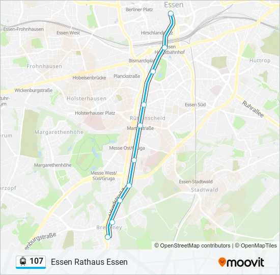 107 Light Rail Line Map