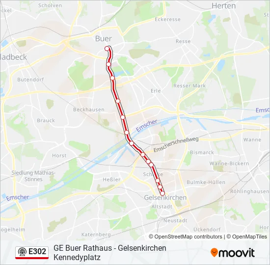 E302  Line Map