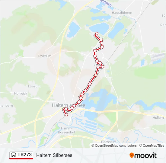 TB273 Bus Line Map