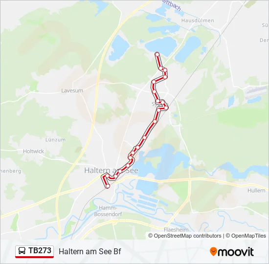 TB273 Bus Line Map