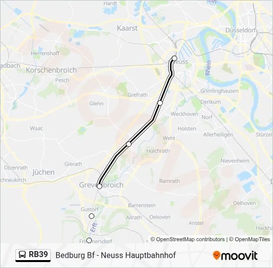 RB39 Bus Line Map