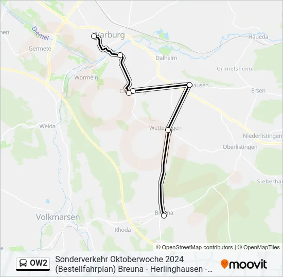 OW2 Bus Line Map